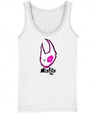 White Vest - Super Fresh 100% Organic Cotton Vest By Misfits Inc. Artist Designed Ethically Manufactured Clothing - Vests - T-Shirts - Hoodies - Headwear :)